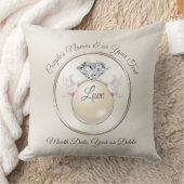 Atemberaubende personalisierte Hochzeits-Kissen, Kissen (Decke)