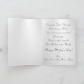 Atemberaubende Personalisierte Muttertagskarten Feiertagskarte (Innenseite)