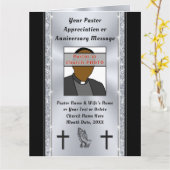 Atemberaubende Personalisierte Pastor-Wertungskart Karte (Gelbe Blume)