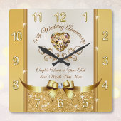 Atemberaubende, Personalisierte Uhr des Goldenen J