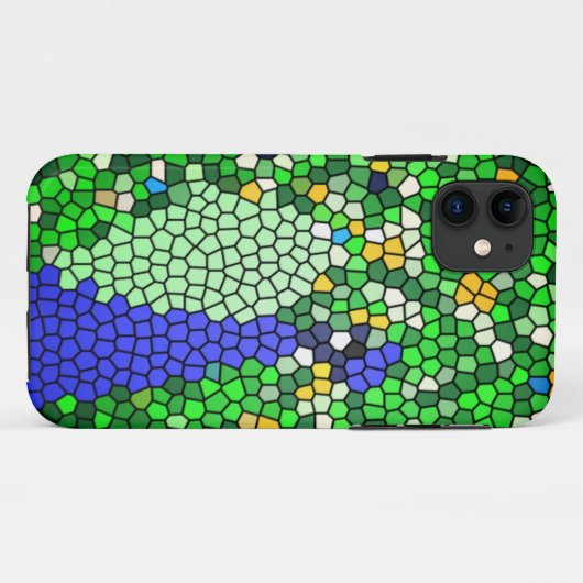 Atemberaubende Pfauenmosaikgeschenke Case-Mate iPhone Hülle (Rückseite (Horizontal))