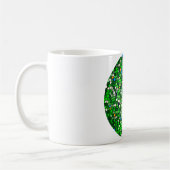 Atemberaubende Pfauenmosaikgeschenke Kaffeetasse (Links)