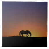 Atemberaubende Pferdekunst Fliese (Vorderseite)