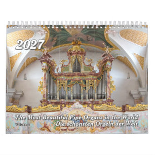 Atemberaubende Pipe Organe 2026 - Der Orgelkalende Kalender