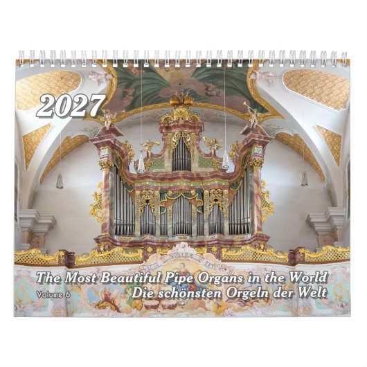 Atemberaubende Pipe Organe 2026 - Der Orgelkalende Kalender (Titelbild)