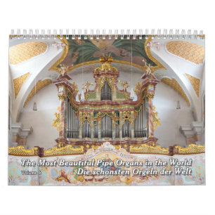 Atemberaubende Pipe-Organe - Der Orgelkalender Kalender