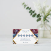 Atemberaubende Raffinesse Jewel Toned Peony Begleitkarte (Stehend Vorderseite)