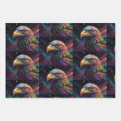 Atemberaubende Rainbow-Adlerpapier Geschenkpapier Set (Vorderseite 2)