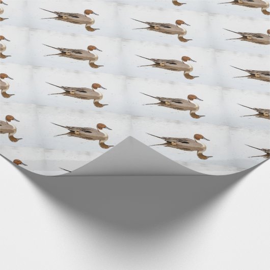 Atemberaubende Reflektionen einer Nördlichen Hirne Geschenkpapier (Ecke)