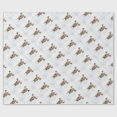 Atemberaubende Reflektionen einer Nördlichen Hirne Geschenkpapier (Flach)