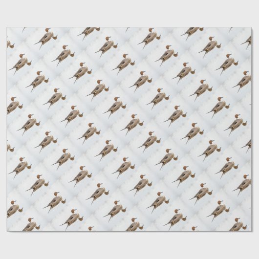 Atemberaubende Reflektionen einer Nördlichen Hirne Geschenkpapier (Flach)