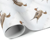 Atemberaubende Reflektionen einer Nördlichen Hirne Geschenkpapier (Rolleneckpunkt)