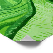 Atemberaubende Reisterrassen Malerei Poster (Ecke)