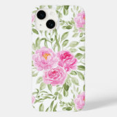 Atemberaubende rosa Peonies Case-Mate iPhone Hülle (Rückseite)