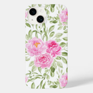 Atemberaubende rosa Pfingstrosen Case-Mate iPhone 14 Hülle