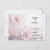 Atemberaubende rosa UAWG Auswahl RSVP Karte (Vorderseite)