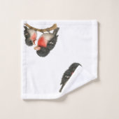 Atemberaubende Rose Brustkorb Badhandtuch Set (Waschlappen)