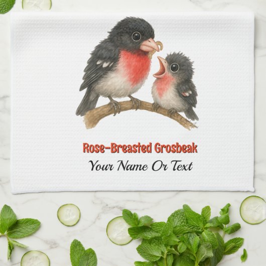 Atemberaubende Rose Brustkorb Geschirrtuch (Gefaltet)