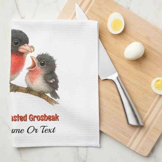 Atemberaubende Rose Brustkorb Geschirrtuch (Viertel Falte)