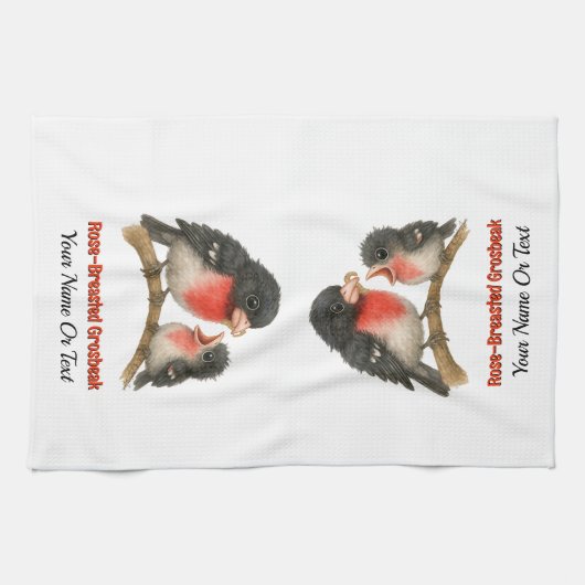 Atemberaubende Rose Brustkorb Geschirrtuch (Horizontal)