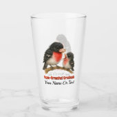 Atemberaubende Rose Brustkorb Glas (Vorderseite)