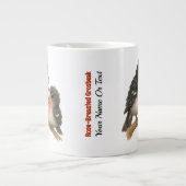 Atemberaubende Rose Brustkorb Jumbo-Tasse (Vorderseite)