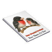 Atemberaubende Rose Brustkorb Notizblock (Rechte Seite)