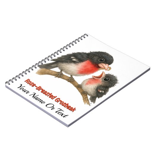 Atemberaubende Rose Brustkorb Notizblock (Linke Seite)