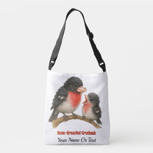 Atemberaubende Rose Brustkorb Tragetaschen Mit Langen Trägern (Rückseite)