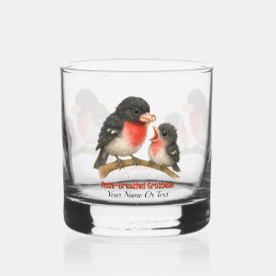 Atemberaubende Rose Brustkorb Whiskyglas
