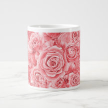 atemberaubende Rose Jumbo Tasse 20 Oz