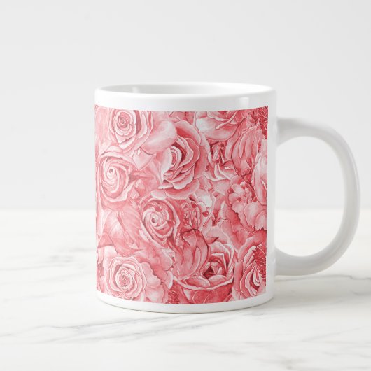atemberaubende Rose Jumbo Tasse 20 Oz (Rechts)