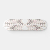 Atemberaubende rote Punkte auf weißem Hintergrund Skateboard (Horizontal)