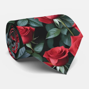 Atemberaubende Rote Rosen Formal Necktie Krawatte