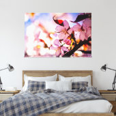 Atemberaubende Sakura-Blüten Leinwanddruck (Insitu (Schlafzimmer))