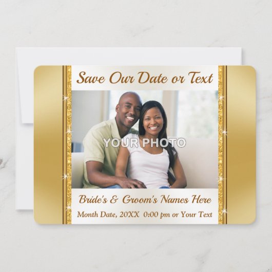 Atemberaubende, Save the Date FOTO-Cards, Personal Einladung (Vorderseite)