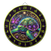 Atemberaubende Schmetterlingshütte Kunst, Dichtung Dartscheibe (vorne)