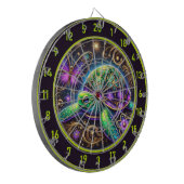 Atemberaubende Schmetterlingshütte Kunst, Dichtung Dartscheibe (Vorderseite Links)