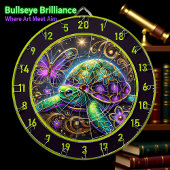 Atemberaubende Schmetterlingshütte Kunst, Dichtung Dartscheibe