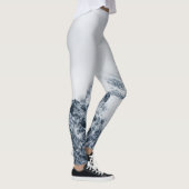 Atemberaubende schneebedeckte Berge Leggings (Rechts)
