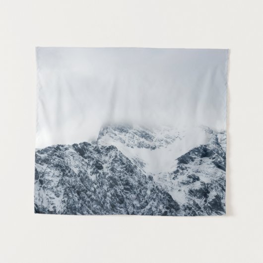 Atemberaubende schneebedeckte Berge Wandteppich (Vorderseite (Horizontal))