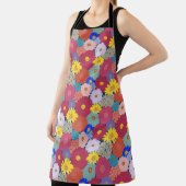 Atemberaubende, schöne, farbenfrohe Blume Schürze (InSitu)