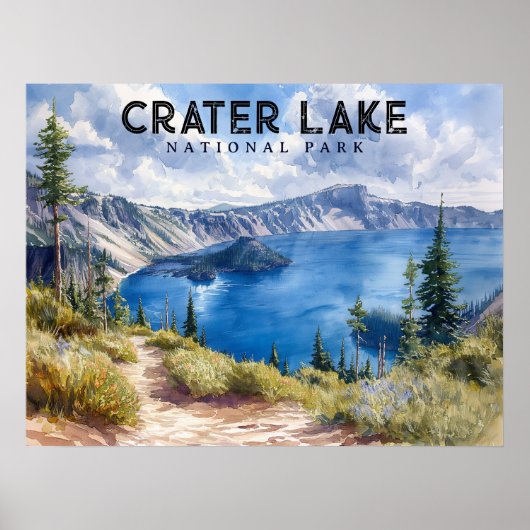 Atemberaubende Schönheit: Der Krater Nationalpark Poster (Vorne)