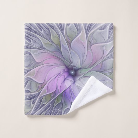 Atemberaubende Schönheit Modernes Abstraktes Frakt Badhandtuch Set (Waschlappen)