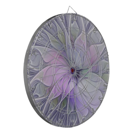 Atemberaubende Schönheit Modernes Abstraktes Frakt Dartscheibe (Vorderseite Links)