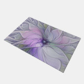 Atemberaubende Schönheit Modernes Abstraktes Frakt Fußmatte (Schrägansicht)