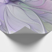 Atemberaubende Schönheit Modernes Abstraktes Frakt Geschenkpapier (Ecke)