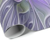 Atemberaubende Schönheit Modernes Abstraktes Frakt Geschenkpapier (Rolleneckpunkt)