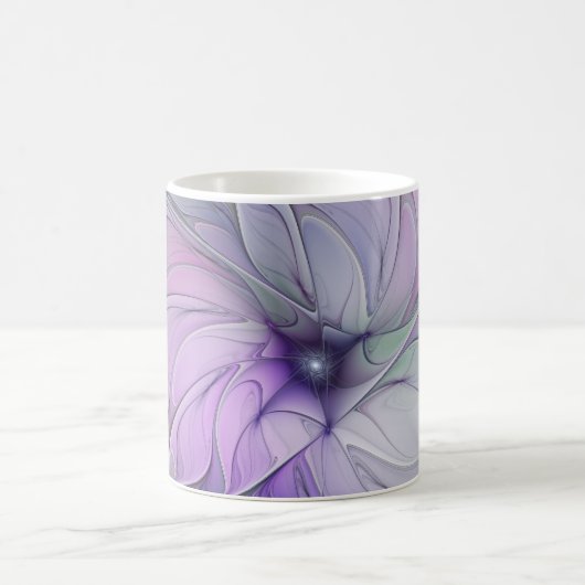 Atemberaubende Schönheit Modernes Abstraktes Frakt Kaffeetasse (Mittel)