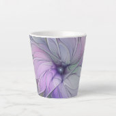 Atemberaubende Schönheit Modernes Abstraktes Frakt Milchtasse (Vorderseite)